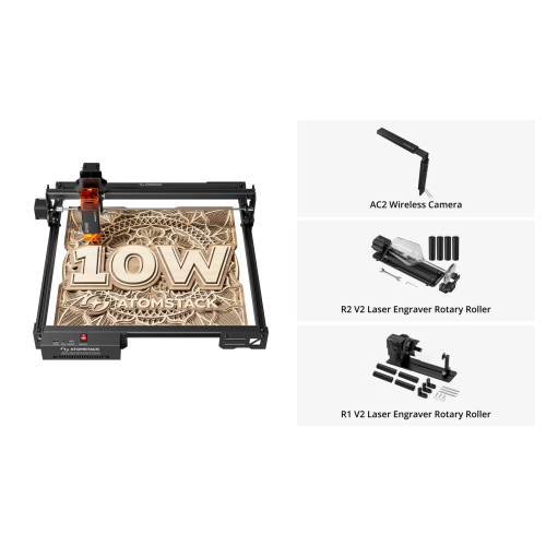 Atomstack A10 Pro V2 lézergravírozó plotter 41x38cm | Hivatalos HU forgalmazó